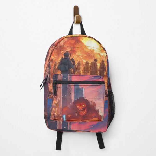 Item preview, Burning ANIME city, monsters. IMAGE 1 of 3 designed and sold by FlyingAcehole.