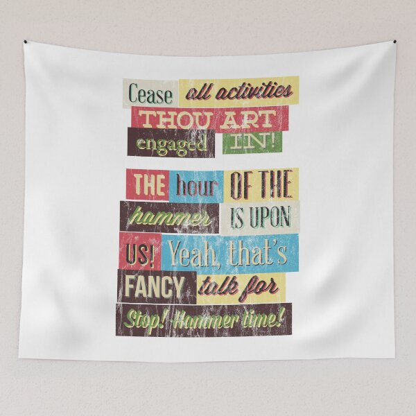 Item preview, STOP - HAMMER TIME - WASHED DESIGN designed and sold by Super3.