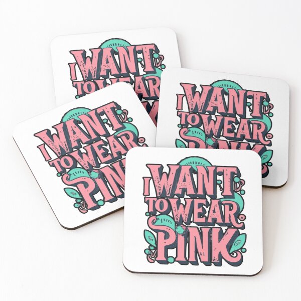 Item preview, I Want To Wear Pink designed and sold by ColorFlick.
