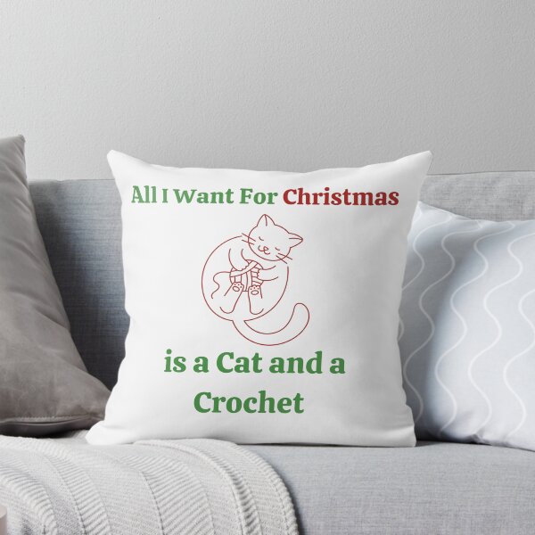 Item preview, All I want for Christmas is a Cat and a Crochet designed and sold by Coldhand34.