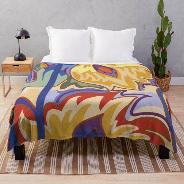 Item preview, Wild psychedelic flowers number 22 designed and sold by artistua.