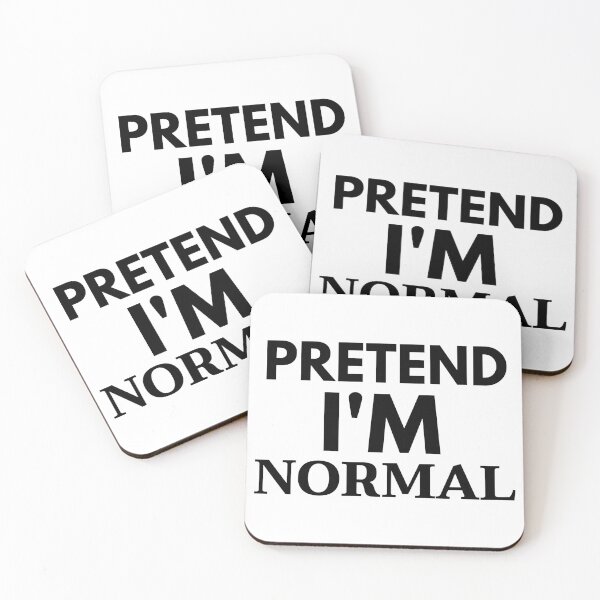 Item preview, Pretend I'm Normal - Funny Halloween Costume designed and sold by Printshac.