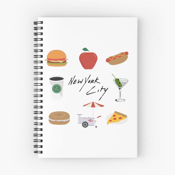 Item preview, New York - Iconic Food and Drink designed and sold by SLGA-Designs.