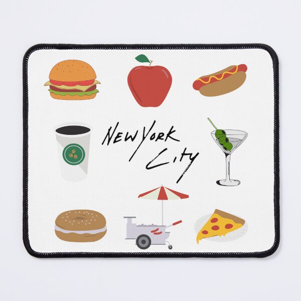 Item preview, New York - Iconic Food and Drink designed and sold by SLGA-Designs.