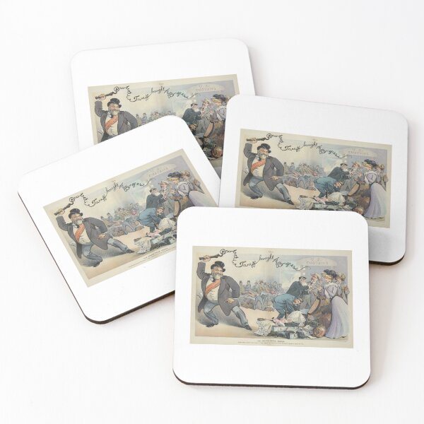 Item preview, Political cartoon puck magazin, Keppler designed and sold by Mirksaz-designs.