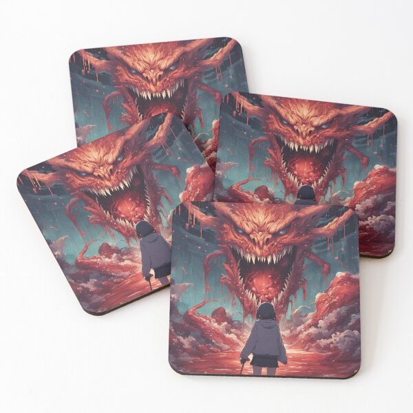 Item preview, Girl fights against monsters, ANIME STYLE designed and sold by FlyingAcehole.