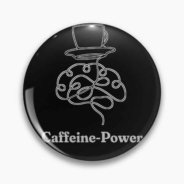 Item preview, Caffeine Brain Power Cup Line Art designed and sold by Yellowriversss.