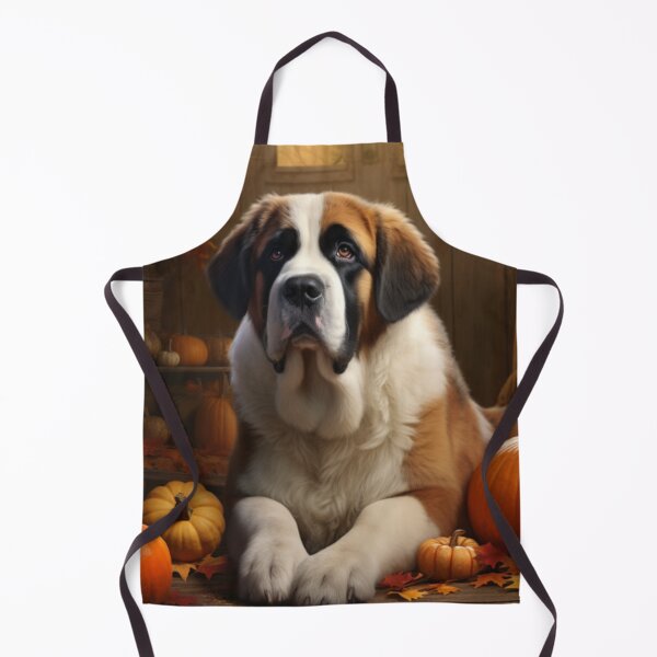 Item preview, Saint Bernard In Autumn designed and sold by ZenEverAI.