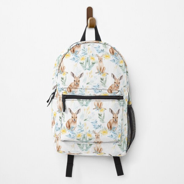 Item preview, Whimsical Roo: A Playful Watercolor Pattern Delight designed and sold by qoodesignstudio.