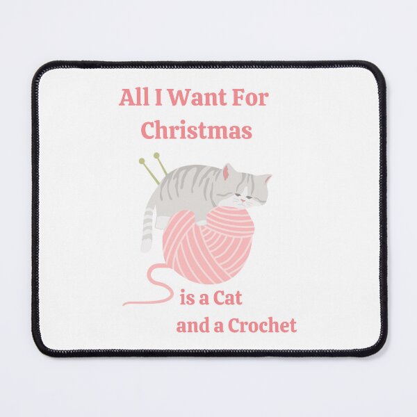 Item preview, All I want for Christmas is a Cat and a Crochet designed and sold by Coldhand34.
