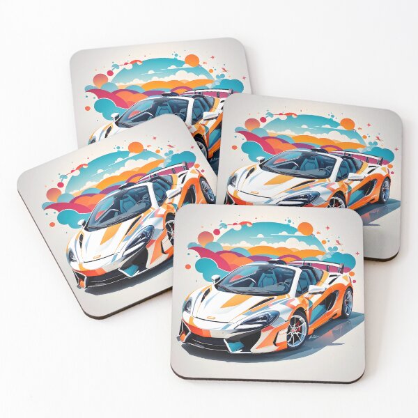 Item preview, Dynamic Elegance: Vibrant Sports Car Art designed and sold by Ceemko's Vintage Corner.