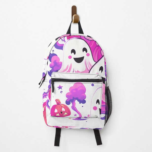 Item preview, Happy Pink Ghost and Pumpkins  designed and sold by Nature Shop.