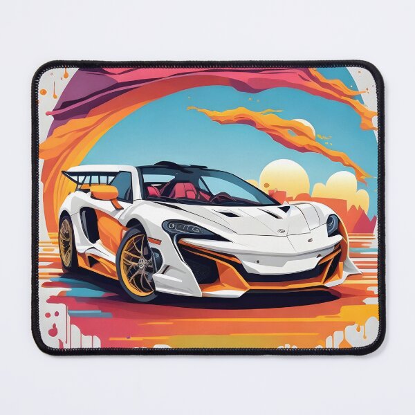 Item preview, Sleek Performance: Premium Car Illustration designed and sold by Ceemko's Vintage Corner.