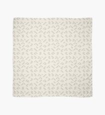 Tree diagram scarf - cream and black Scarf
