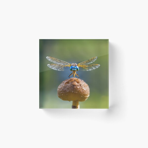 Artikelvorschau, Dragonfly on a Mushroom entworfen und verkauft von Glenburn Graphics.