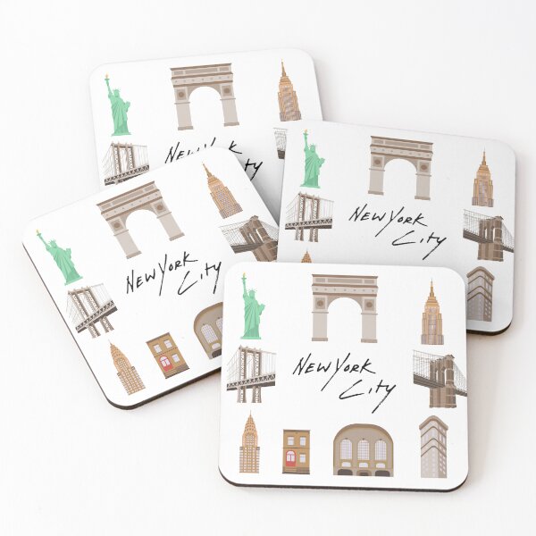 Item preview, New York - Iconic landmarks and buildings designed and sold by SLGA-Designs.