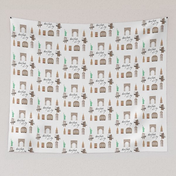 Item preview, New York - Iconic landmarks and buildings designed and sold by SLGA-Designs.