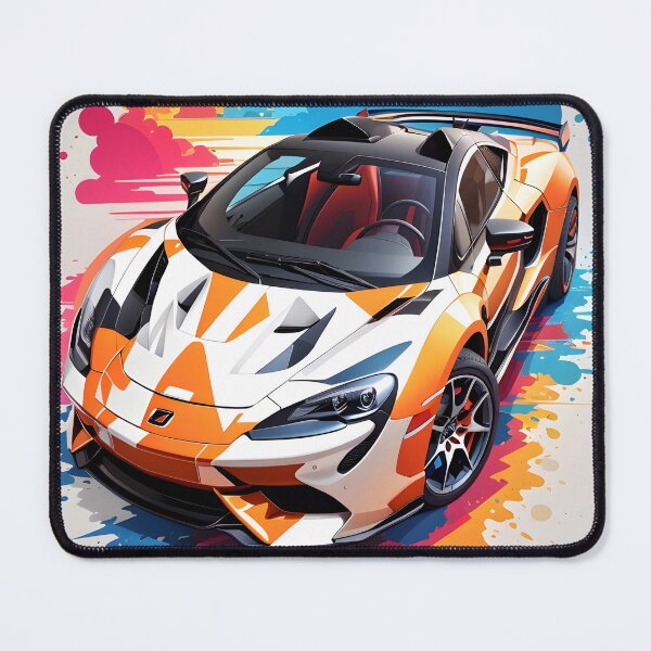 Item preview, Colorful Speedsters: Artistic Car Rendition designed and sold by Ceemko's Vintage Corner.