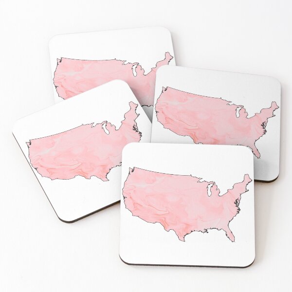 Item preview, United State Flag Map Colorful With Black Outline -  designed and sold by PurpleLoveStore.