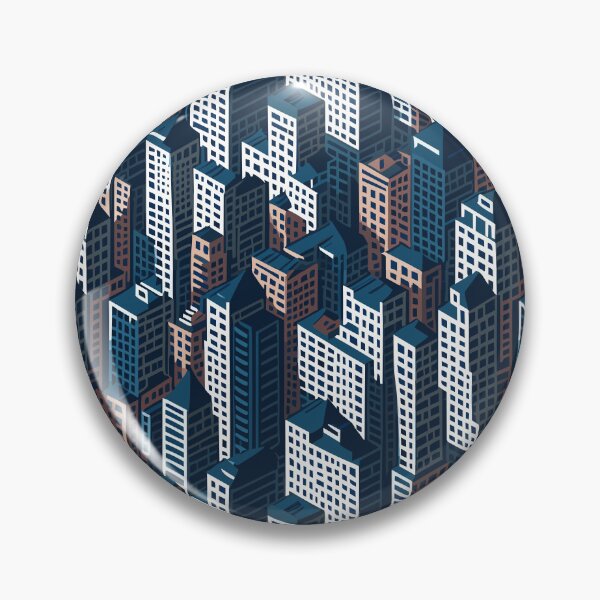 Item preview, Seamless pattern of buildings designed and sold by PrithviApparels.