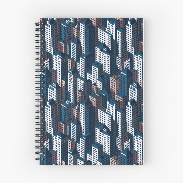 Item preview, Seamless pattern of buildings designed and sold by PrithviApparels.