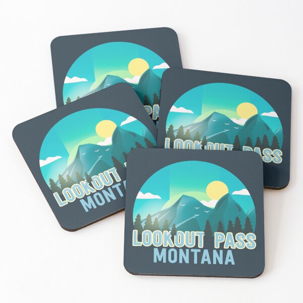 Item preview, Lookout Pass Montana designed and sold by AdventureModa.