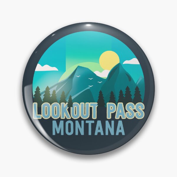 Item preview, Lookout Pass Montana designed and sold by AdventureModa.