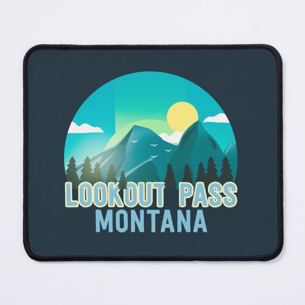 Item preview, Lookout Pass Montana designed and sold by AdventureModa.