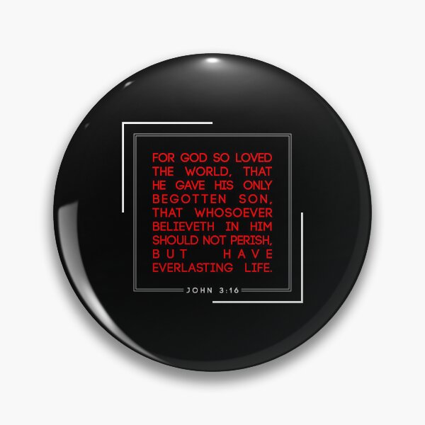 Item preview, JOHN 3:16 WHITE designed and sold by AdiDsgn.