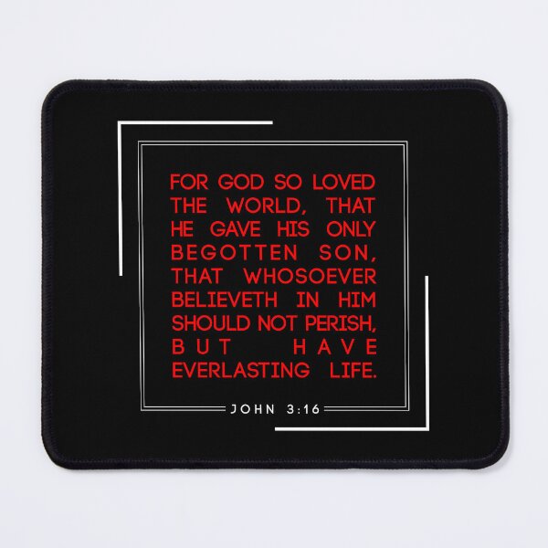 Item preview, JOHN 3:16 WHITE designed and sold by AdiDsgn.