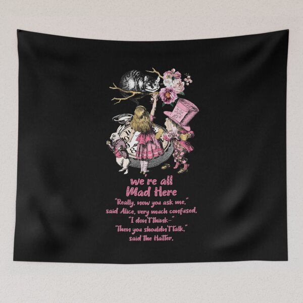 Item preview, Alice's Adventures in Wonderland Shirt 2 Pink Series - Kawaii Mad Hatter Late Christmas Gift for Her, Teens, Roommate, Bestfriend, Fiance, Boss, Inlaw designed and sold by AcesInfinity.