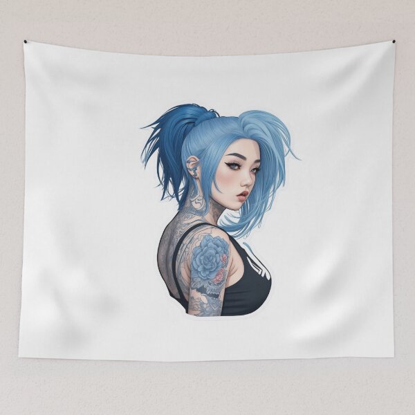 Item preview, Unique style girl 10 designed and sold by RabbitPrints.