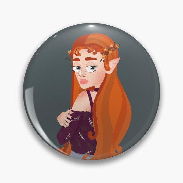 Item preview, red-haired elf designed and sold by SouLoora.