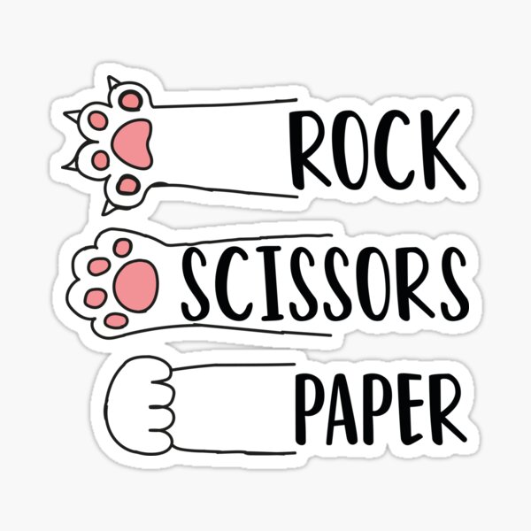 Scissors Crafts Sticker for Sale by CuddlesAndLearn