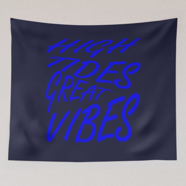 Item preview, High Tides Great Vibes Summer Beach Vacation Quote designed and sold by taiche.