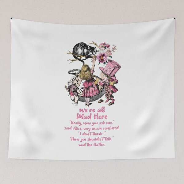 Item preview, Alice's Adventures in Wonderland Shirt 2W Pink Series - Kawaii Mad Hatter Late Christmas Gift for Her, Teens, Roommate, Bestfriend, Fiance, Boss, Inlaw designed and sold by AcesInfinity.