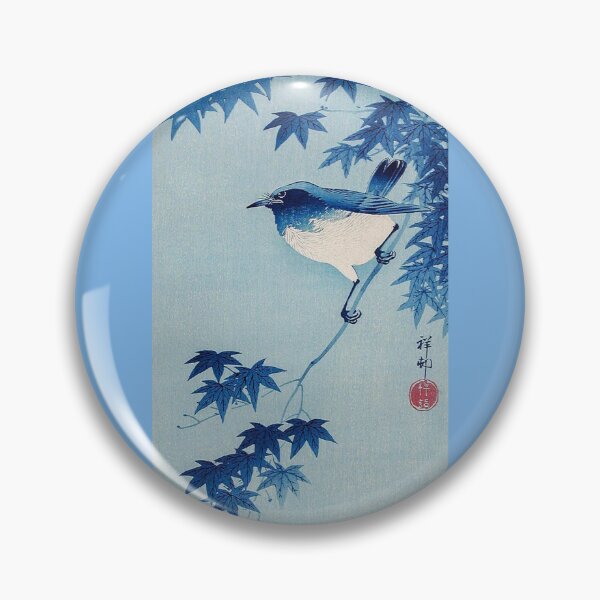 Item preview,  Robin on a Maple Branch (1935) by Ohara Koson designed and sold by CristalleLisa.