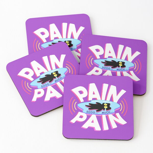Item preview, Pain - Depressed Black Cat Crying Sad Funny Meme designed and sold by Chonkitty.