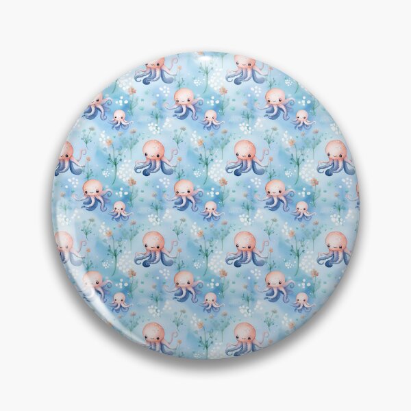 Item preview, Mystical Depths: An Enchanting Octopus Illustration designed and sold by qoodesignstudio.