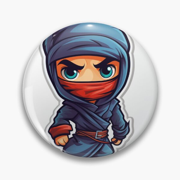 Item preview, Kids Funny Ninja In Blue Dress designed and sold by taujiart.