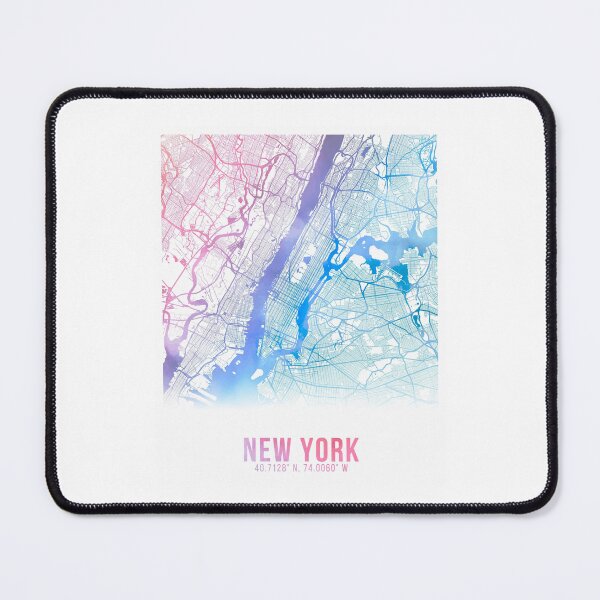 Item preview, Colorful New York City Map  designed and sold by wademcmillan.