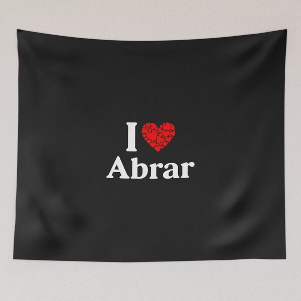 Item preview, Abrar Heart - I Love Abrar designed and sold by MiraclePitts.