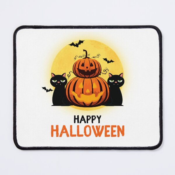 Item preview, Black cats and pumpkins Halloween designed and sold by Remek-Design.