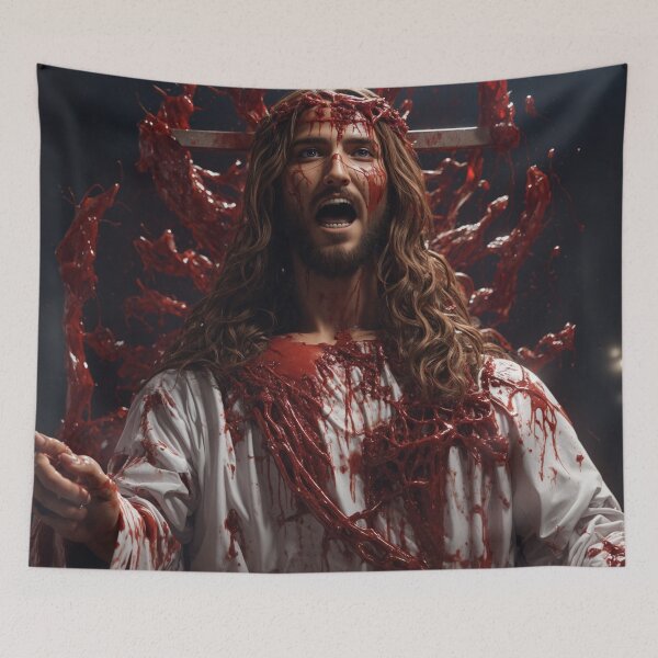 Artikelvorschau, Jesus – Horrorausgabe entworfen und verkauft von FreakShopHu.