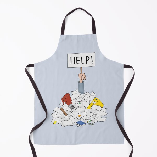 Item preview, Help! Man covered with pile of papers designed and sold by Teedefy.