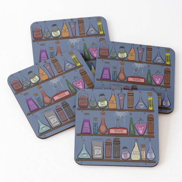 Item preview, Potion wall (book lovers edition) designed and sold by Toastiecraft.