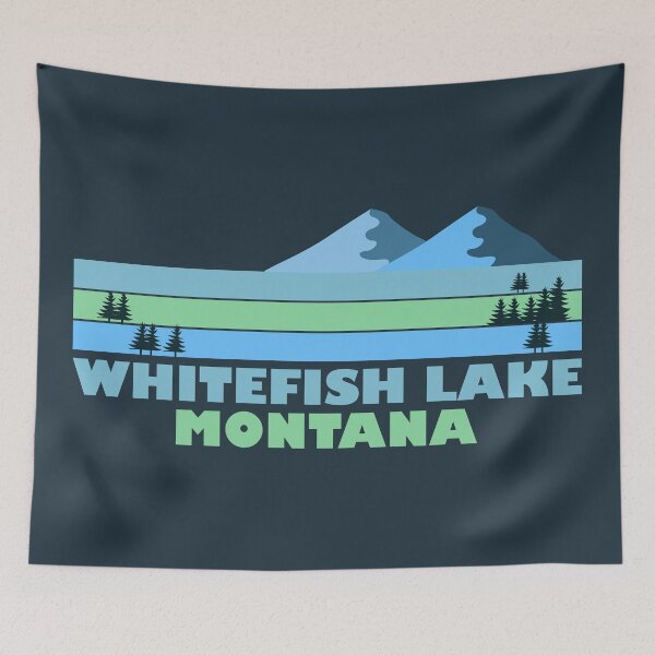 Artikelvorschau, Whitefish Lake Montana entworfen und verkauft von AdventureModa.