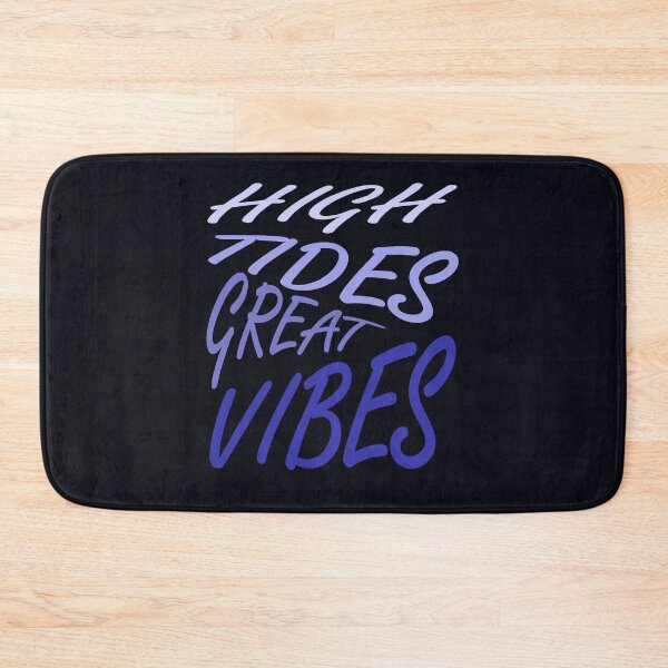 Item preview, High Tides Great Vibes Summer Beach Vacation Quote designed and sold by taiche.