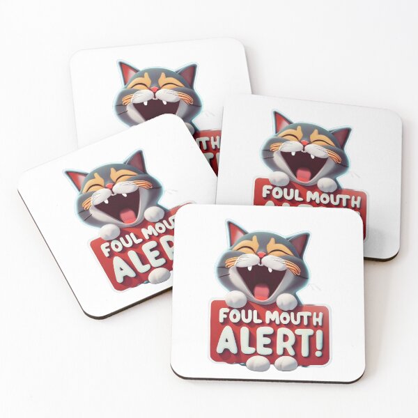 Item preview, Foul Mouth Cat! designed and sold by DiverseDoodles.