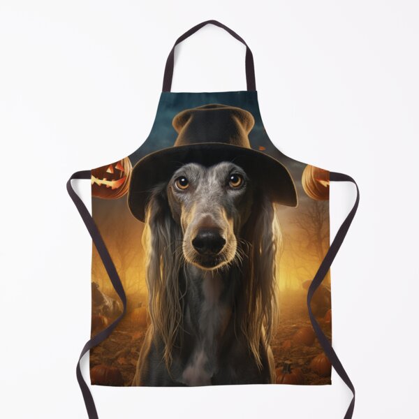 Item preview, Saluki On A Magical Halloween Night designed and sold by ZenEverAI.